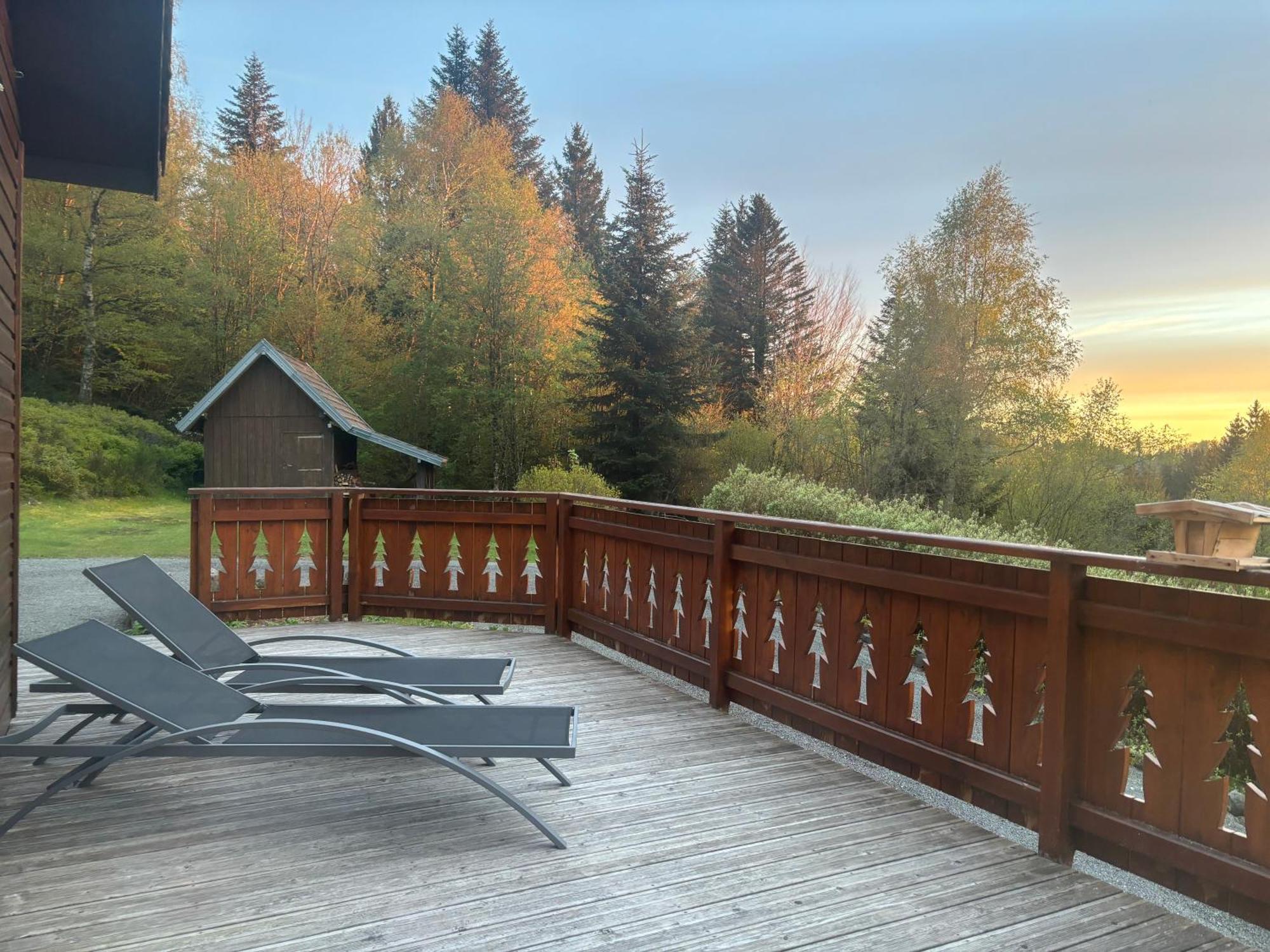 Chalet Avec Jacuzzi Prive, Vue Sur Les Vosges Belfahy Экстерьер фото